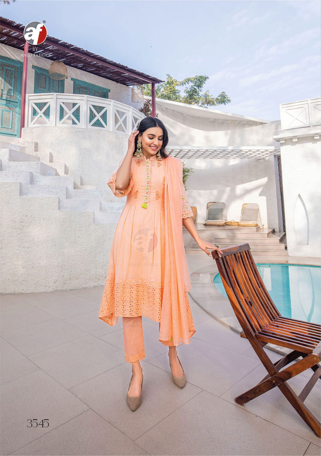 Insta Girl Vol 5 By Af Designer Heavy Mal Cotton Kurti With Bottom Dupatta Wholesale Market In Surat
